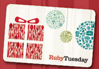 Amex Ruby Tuesday Gift Card