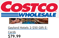 Gaylord Gift Card Costco