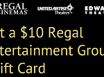$10 Regal Group Gift Card