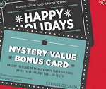 Free Applebee’s Mystery Value Card Bonus
