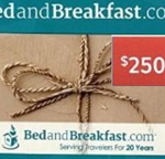 Bonus with Bedandbreakfast Gift Card Purchase