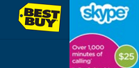 Best Buy Skype Prepaid Cards Promotion