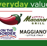 Chili's $25 Gift Card $22.50 Everyday Values