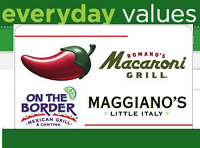 Chili's 25 Gift Card 22.50 Everyday Values