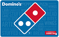 25 Domino’s Pizza Gift Cards 5 Discount