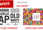 Staples Select Merchant Gift Cards Sale
