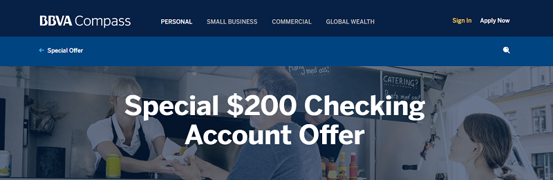 BBVA Compass Promotion ($200 Checking Offer)