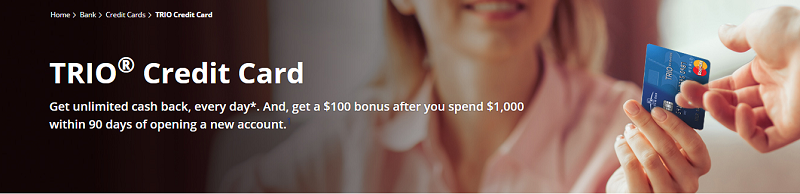 Fifth Third Bank TRIO Credit Card ($100 Bonus)