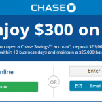 Chase $300 Savings Bonus